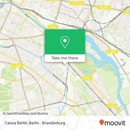 Canoa Berlin map