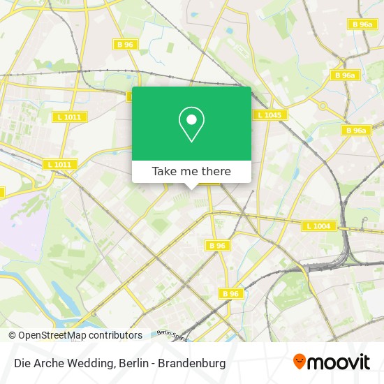 Die Arche Wedding map