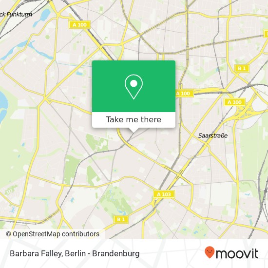 Карта Barbara Falley, Rüdesheimer Straße 43