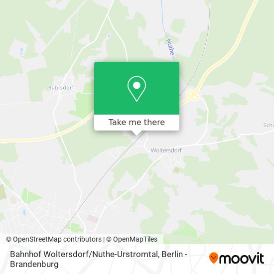Bahnhof Woltersdorf / Nuthe-Urstromtal map