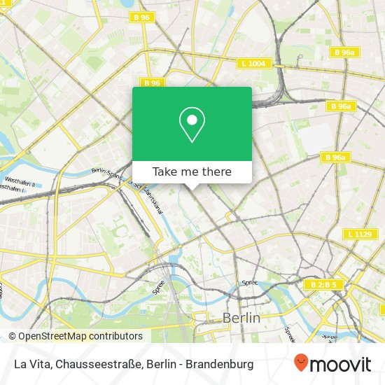 La Vita, Chausseestraße map