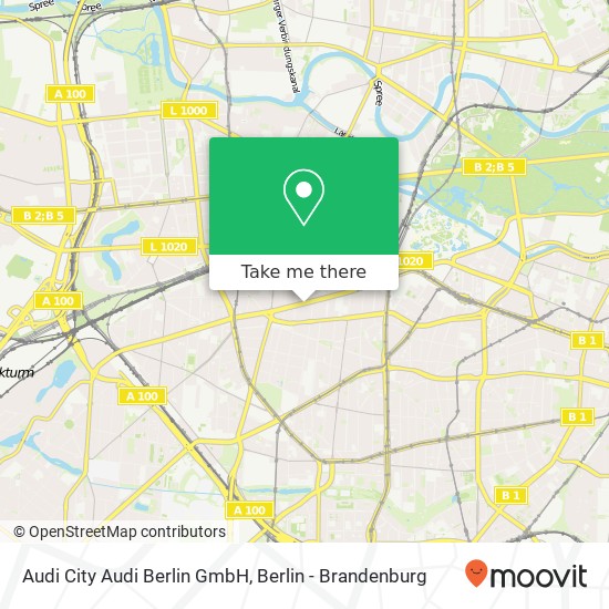 Карта Audi City Audi Berlin GmbH, Kurfürstendamm 195