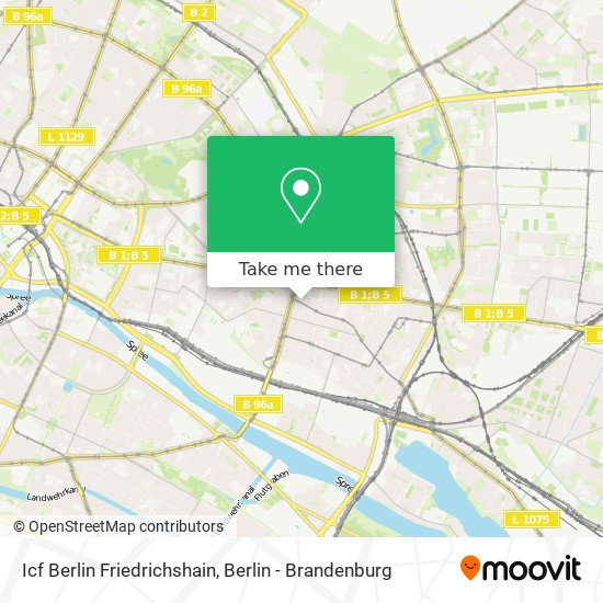 Icf Berlin Friedrichshain map