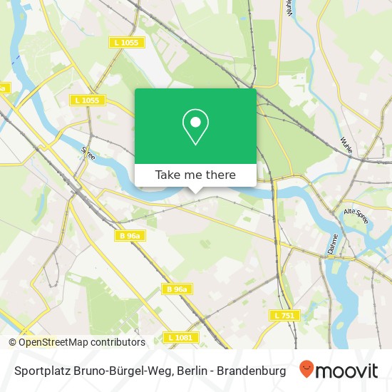 Карта Sportplatz Bruno-Bürgel-Weg, Bruno-Bürgel-Weg 63