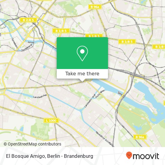 El Bosque Amigo, Skalitzer Straße 69 map