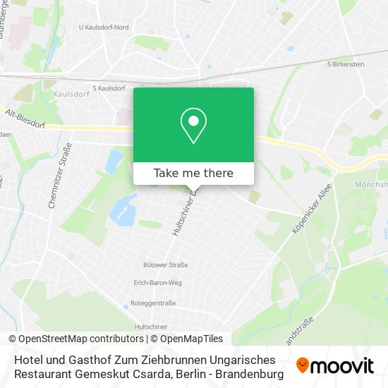 Карта Hotel und Gasthof Zum Ziehbrunnen Ungarisches Restaurant Gemeskut Csarda