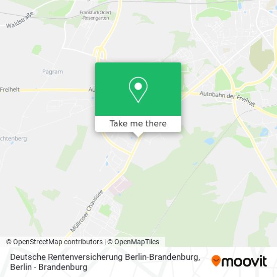 Карта Deutsche Rentenversicherung Berlin-Brandenburg