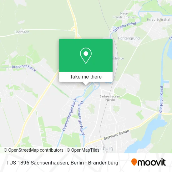 Карта TUS 1896 Sachsenhausen
