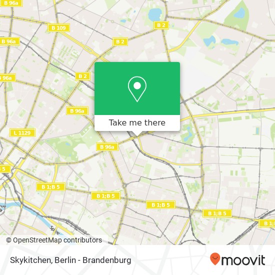 Skykitchen, Landsberger Allee 106 map