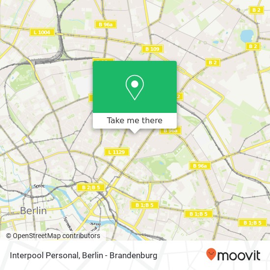 Карта Interpool Personal, Winsstraße 62