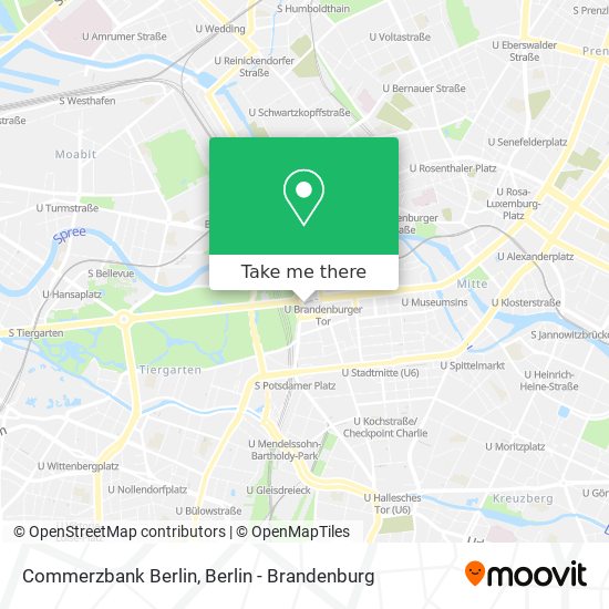 Commerzbank Berlin map