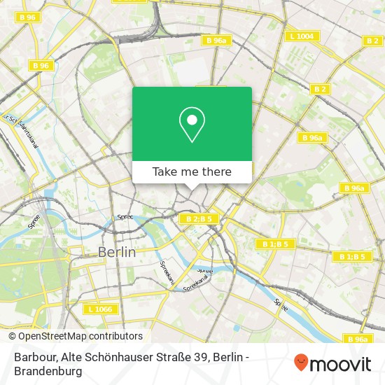 Barbour, Alte Schönhauser Straße 39 map
