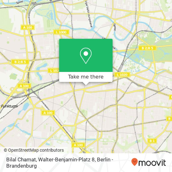 Bilal Chamat, Walter-Benjamin-Platz 8 map