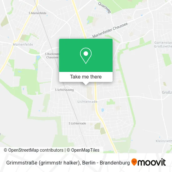 Карта Grimmstraße (grimmstr halker)