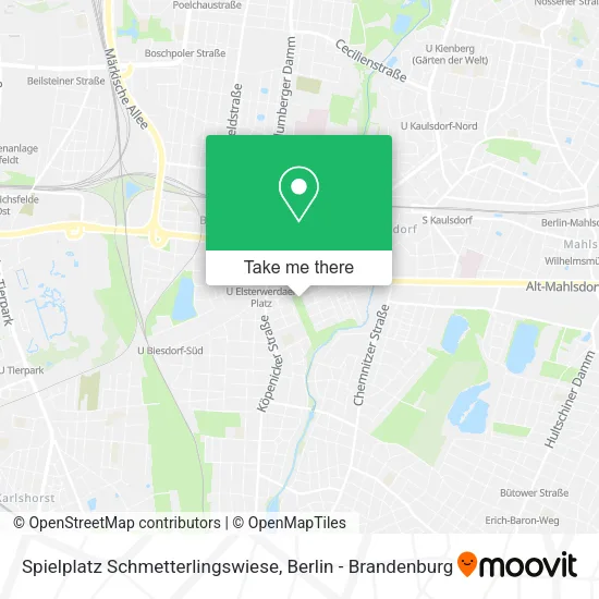 Карта Spielplatz Schmetterlingswiese