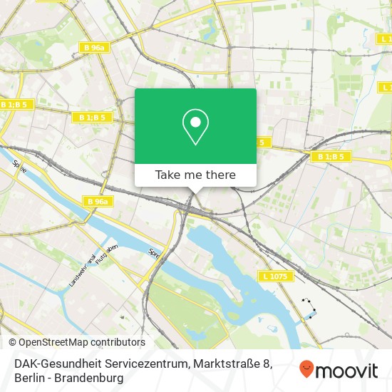 DAK-Gesundheit Servicezentrum, Marktstraße 8 map