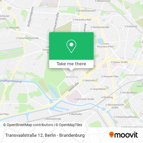 Transvaalstraße 12 map