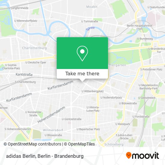 adidas Berlin map