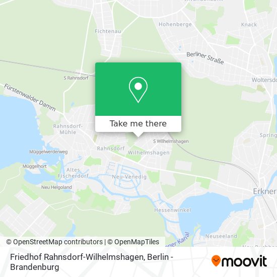 Friedhof Rahnsdorf-Wilhelmshagen map