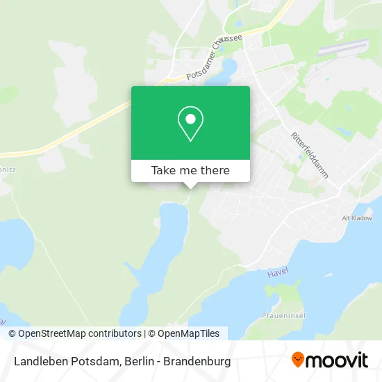 Landleben Potsdam map