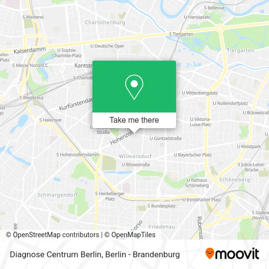 Карта Diagnose Centrum Berlin