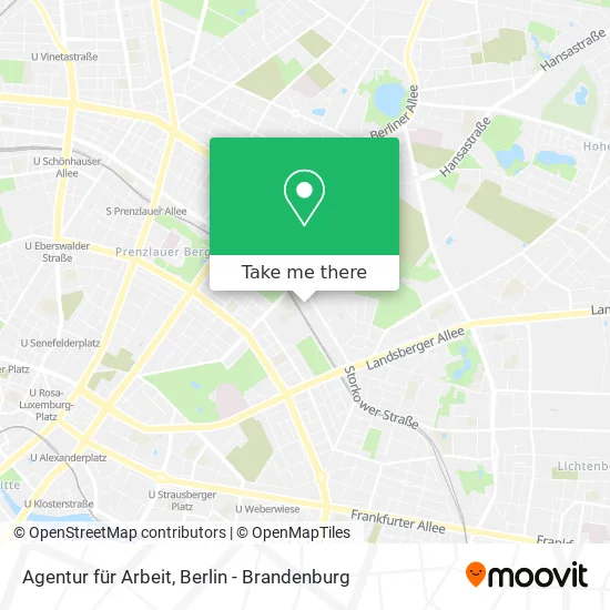 Карта Agentur für Arbeit