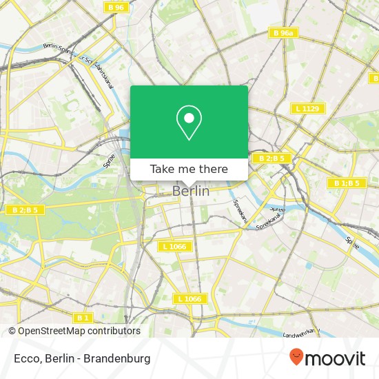 Ecco, Friedrichstraße map