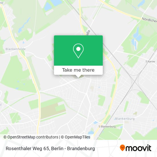 Карта Rosenthaler Weg 65