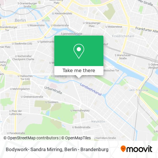 Bodywork- Sandra Mirring map