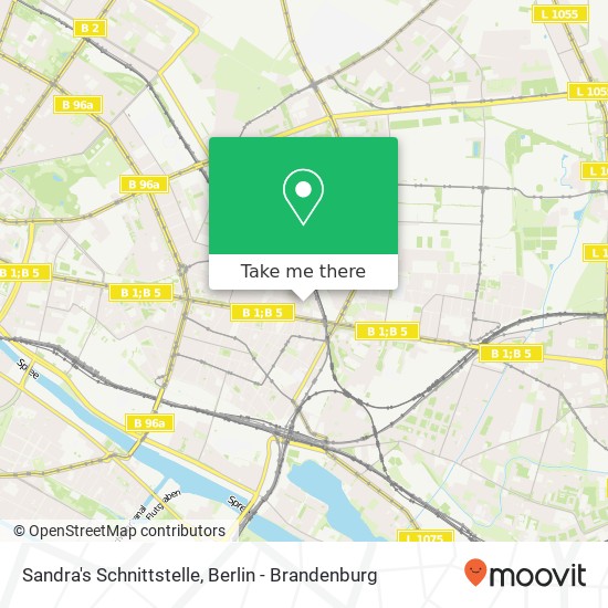 Sandra's Schnittstelle, Waldeyerstraße 8 map