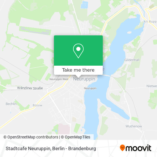 Stadtcafe Neuruppin map