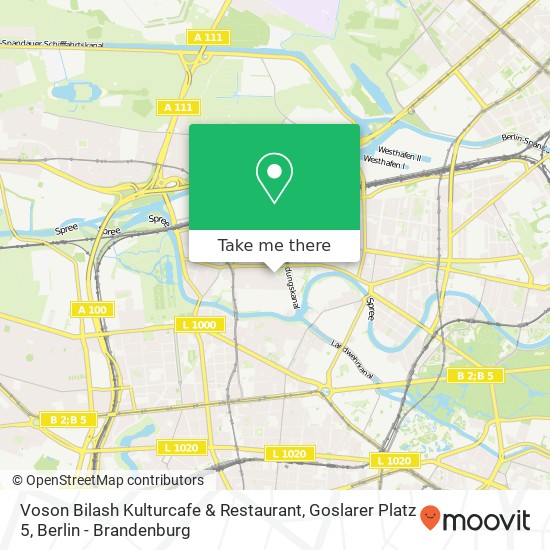 Voson Bilash Kulturcafe & Restaurant, Goslarer Platz 5 map