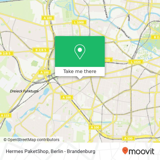 Hermes PaketShop, Kurfürstendamm 92 map