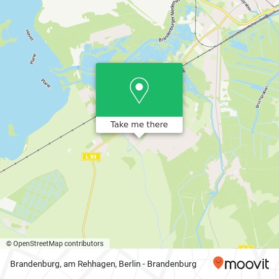 Brandenburg, am Rehhagen map