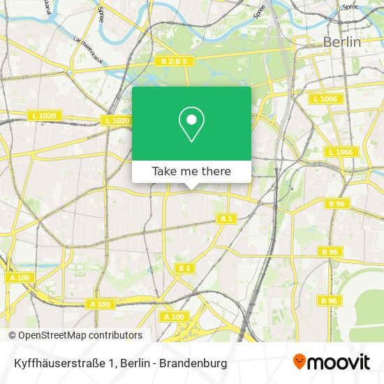 Kyffhäuserstraße 1 map