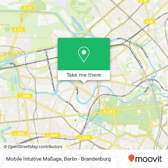 Mobile Intuitive Maßage, Alt-Moabit 75A map