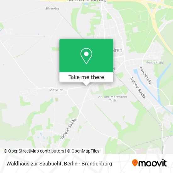 Waldhaus zur Saubucht map