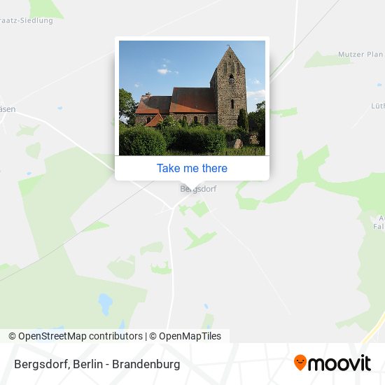 Bergsdorf map