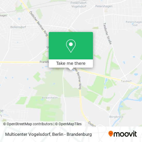 Карта Multicenter Vogelsdorf