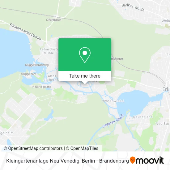 Карта Kleingartenanlage Neu Venedig