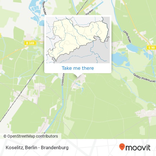 Koselitz map