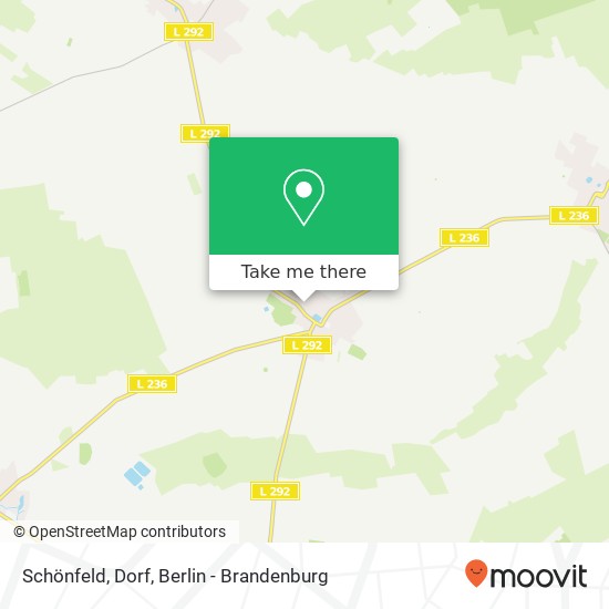 Schönfeld, Dorf map