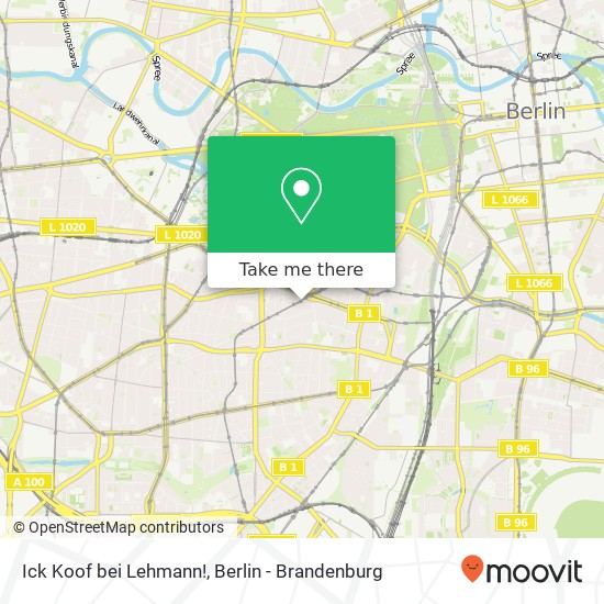 Ick Koof bei Lehmann!, Motzstraße 1 map