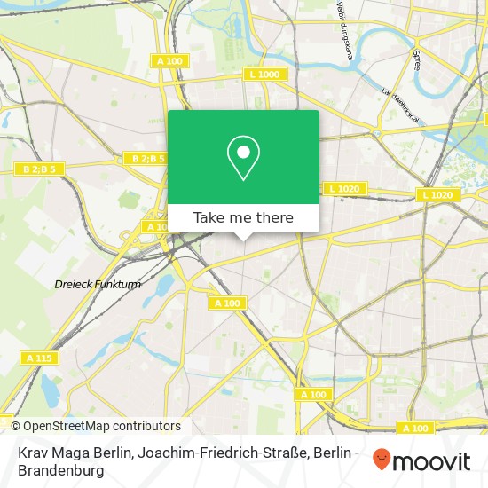 Krav Maga Berlin, Joachim-Friedrich-Straße map