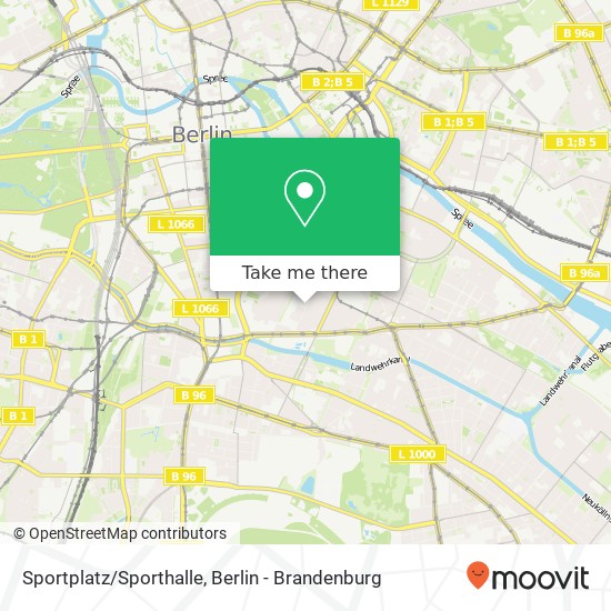 Карта Sportplatz / Sporthalle, Lobeckstraße