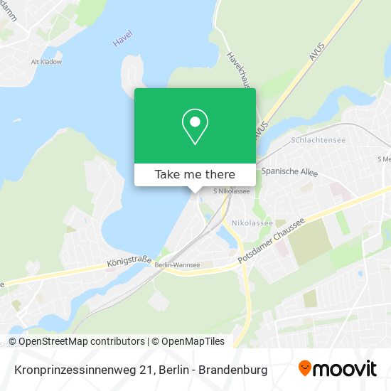 Карта Kronprinzessinnenweg 21