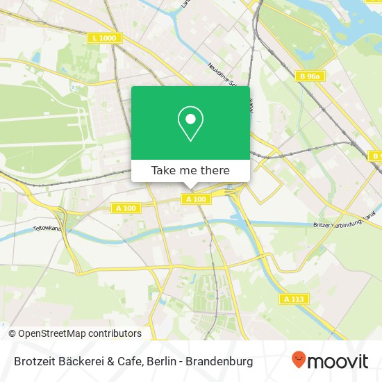 Карта Brotzeit Bäckerei & Cafe, Karl-Marx-Straße 278