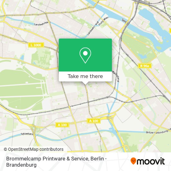 Brommelcamp Printware & Service map