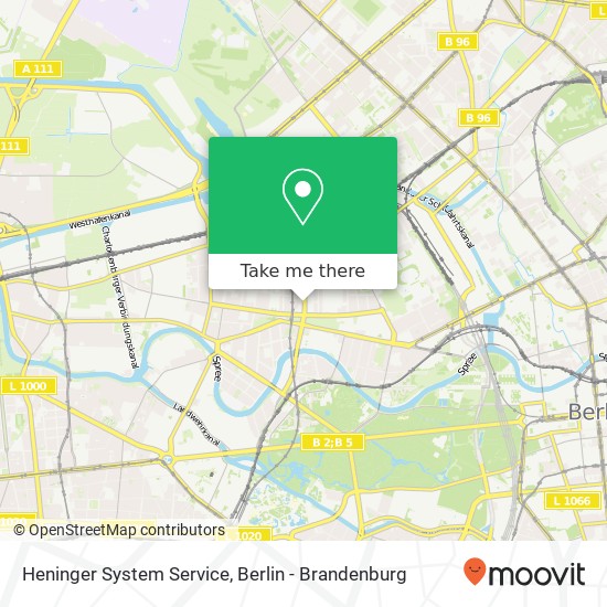 Карта Heninger System Service, Stromstraße