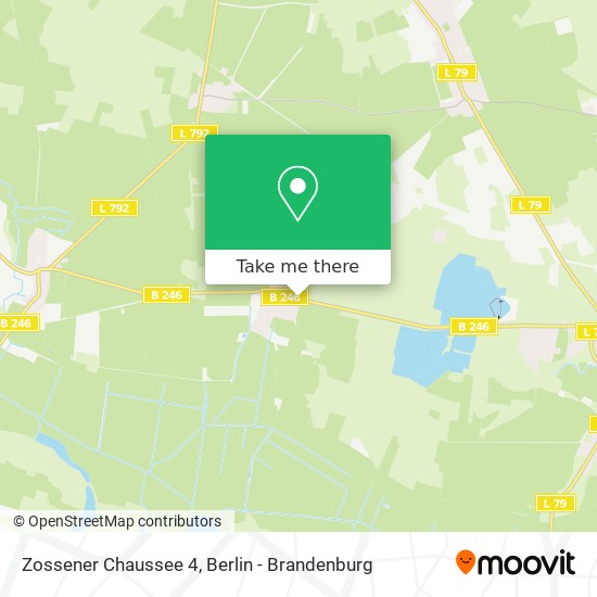 Zossener Chaussee 4 map